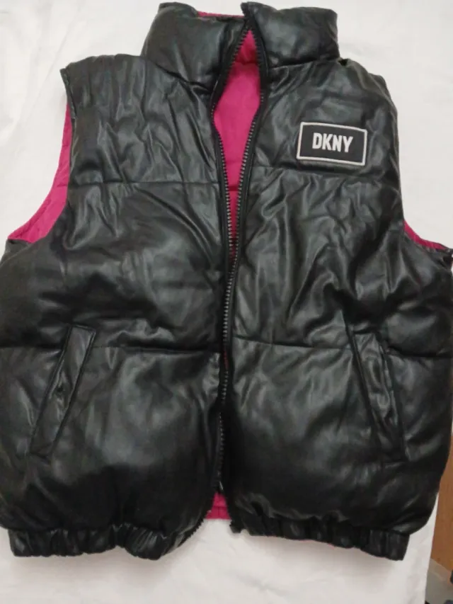 Chaleco DKNY Negro y Rosa