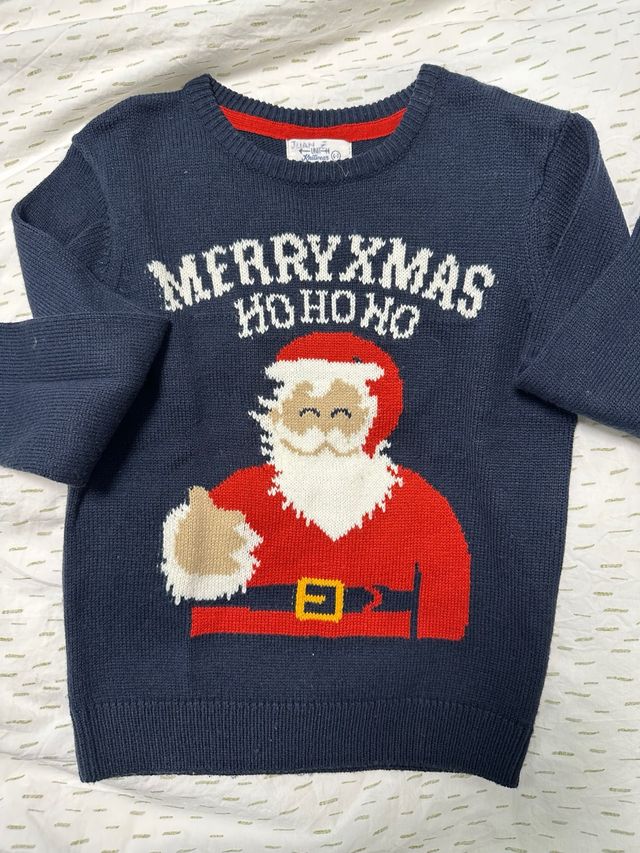 Jersey Navidad Papá Noel Talla 6-7