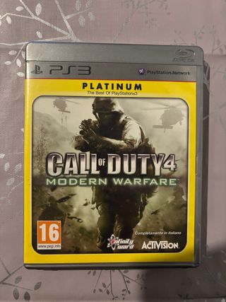 Call of Duty 4 Modern Warfare PS3 Platinum