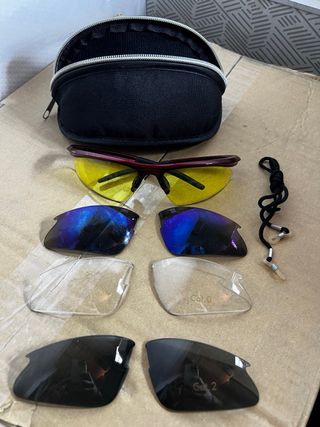 Gafas Ciclismo Intercambiables + Estuche