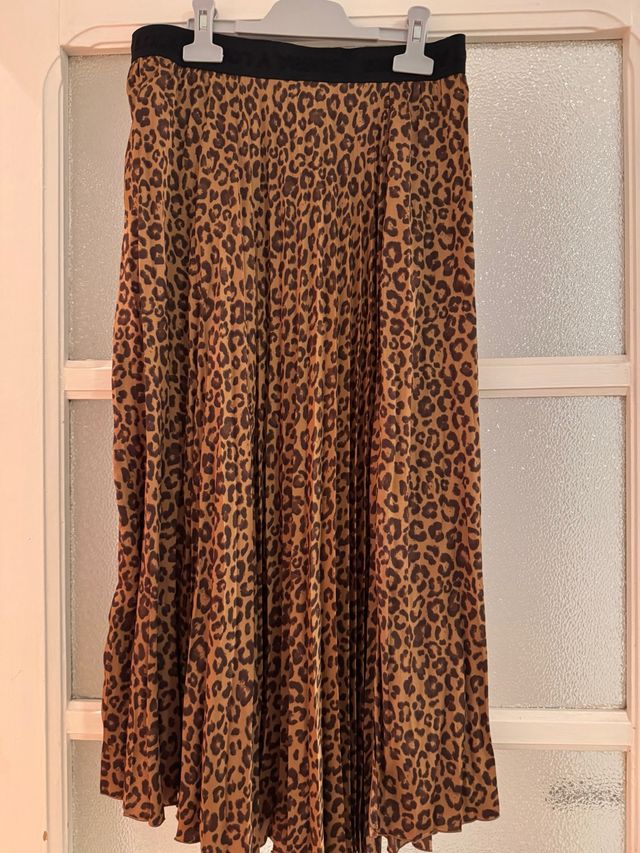 Falda Bimba y Lola estampado leopardo