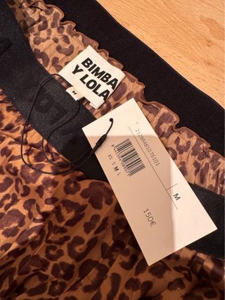 Falda Bimba y Lola estampado leopardo