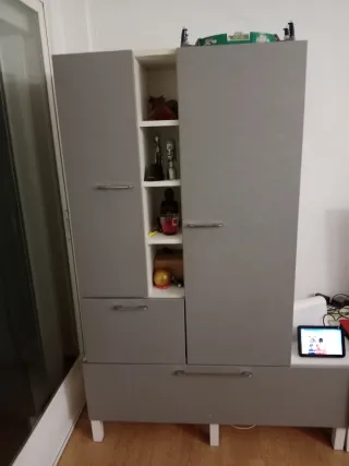 Muebles de salón gris