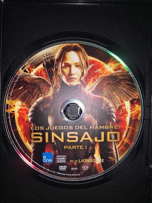 Pack DVDs Los Juegos del Hambre+Corredor Laberinto