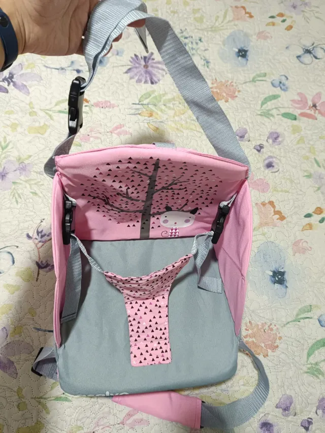 Trona portátil infantil Asalvo rosa