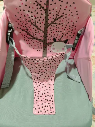 Trona portátil infantil Asalvo rosa