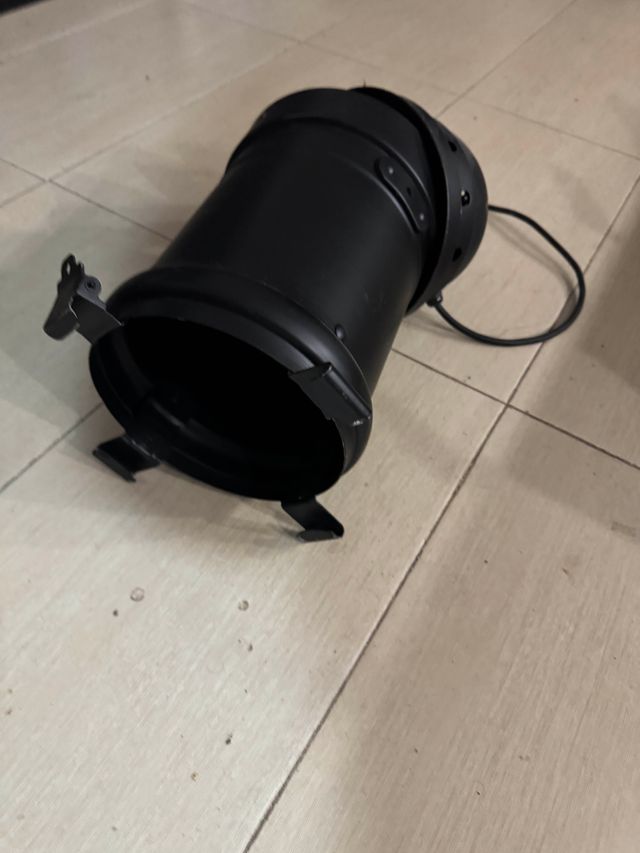 4 Focos Cine Downlight Negro