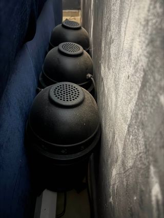 4 Focos Cine Downlight Negro