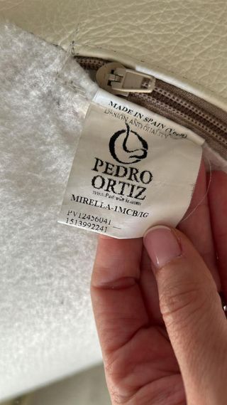 Sofá de piel con motor