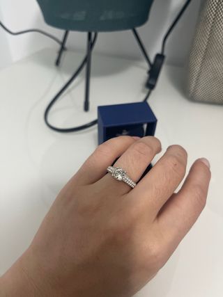 Anillo Swarovski Plata  talla :52