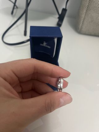 Anillo Swarovski Plata  talla :52