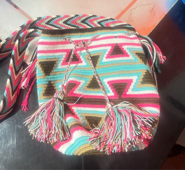 Bolso tejido artesanal nuevo