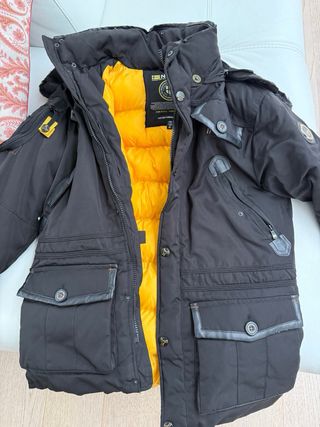 Chaqueta Invierno Impermeable Negra