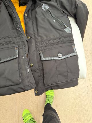 Chaqueta Invierno Impermeable Negra