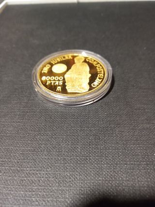 Moneda 8 Escudos Oro 24k Jubileo 1999