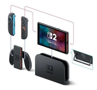 Nintendo Switch Mario Kart 2 Negro/Rojo