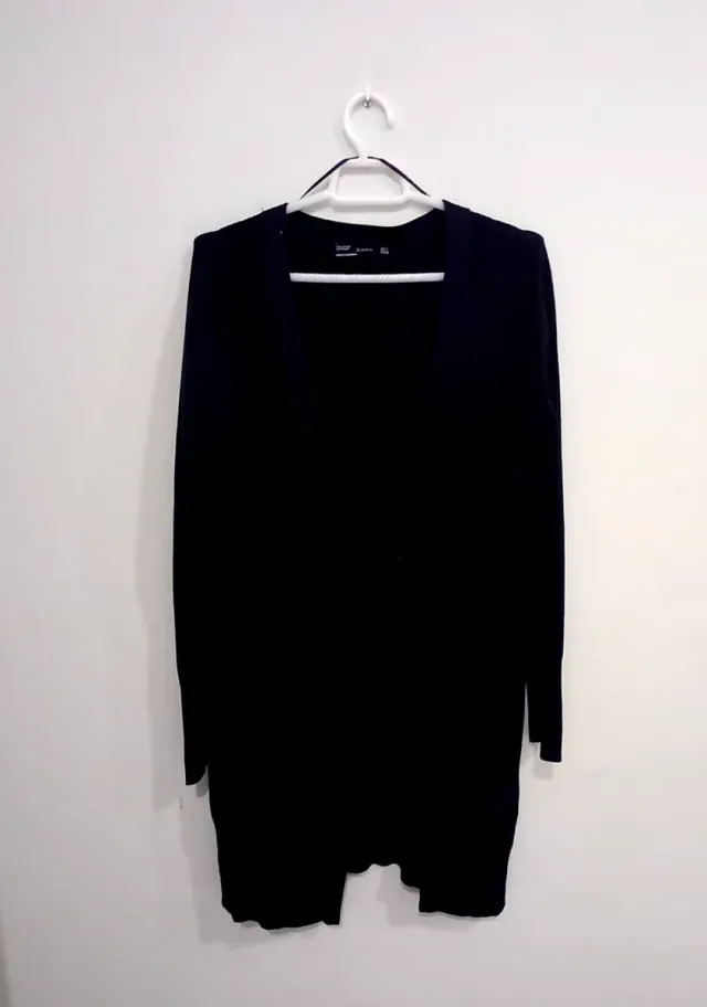 Chaqueta Zara azul marino talla L