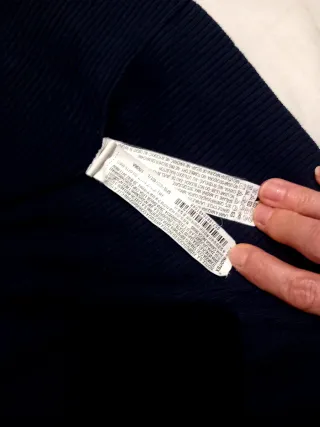 Chaqueta Zara azul marino talla L