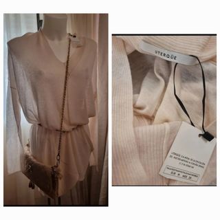 Blusón Uterqüe Beige Talla M