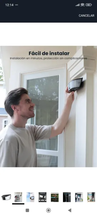 Cámara Vigilancia Exterior IoGeek Solar