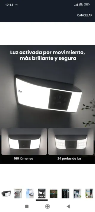 Cámara Vigilancia Exterior IoGeek Solar