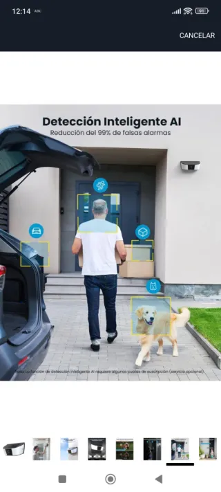 Cámara Vigilancia Exterior IoGeek Solar