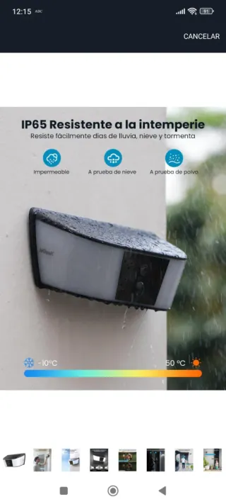 Cámara Vigilancia Exterior IoGeek Solar