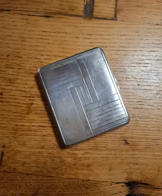 Scatola vintage argento 800