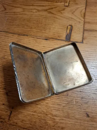 Scatola vintage argento 800