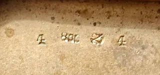 Scatola vintage argento 800