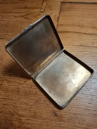Scatola vintage argento 800
