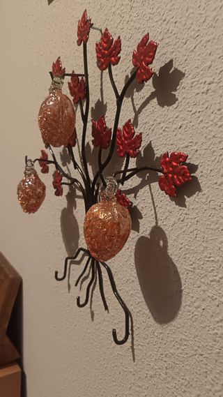 Colgador de llaves árbol decorativo. Artesania Mex