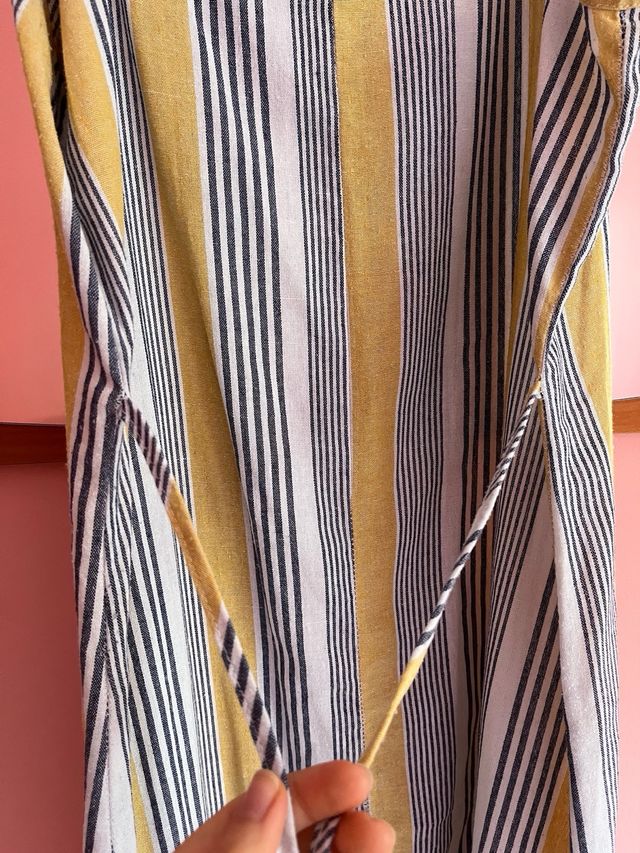 Vestido largo de rayas Talla XL