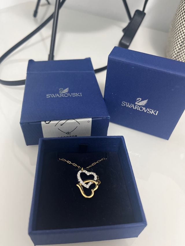 Swarovski ORIGINAL Corazones color Oro y Plata
