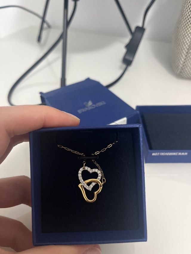 Swarovski ORIGINAL Corazones color Oro y Plata