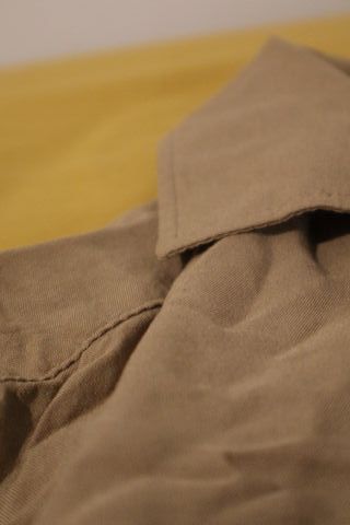 Camisa cropped Lefties beige talla M