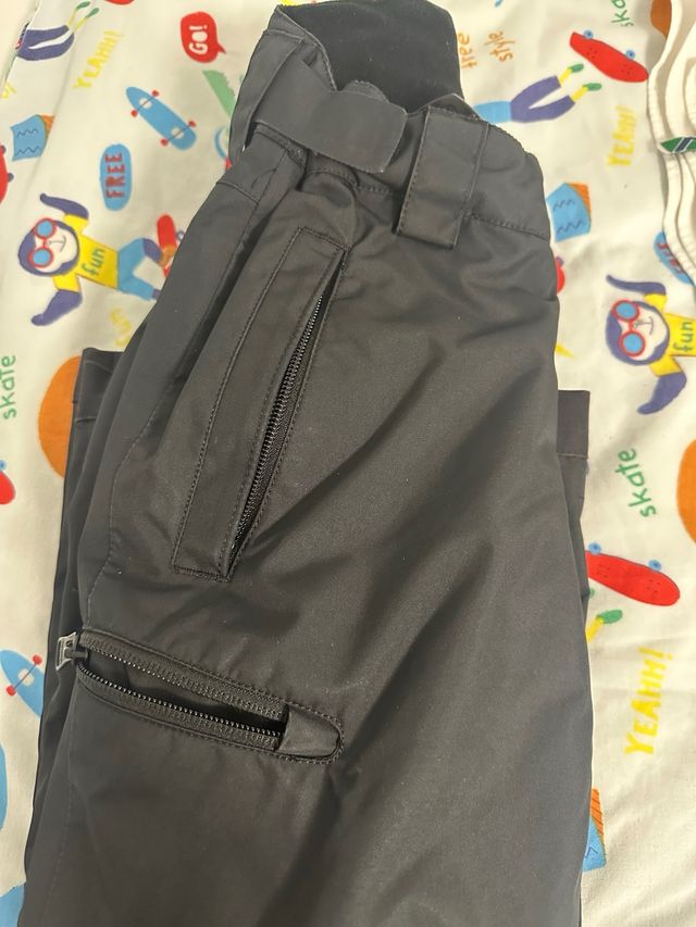 Pantalón de esquí Reima negro 122 cm