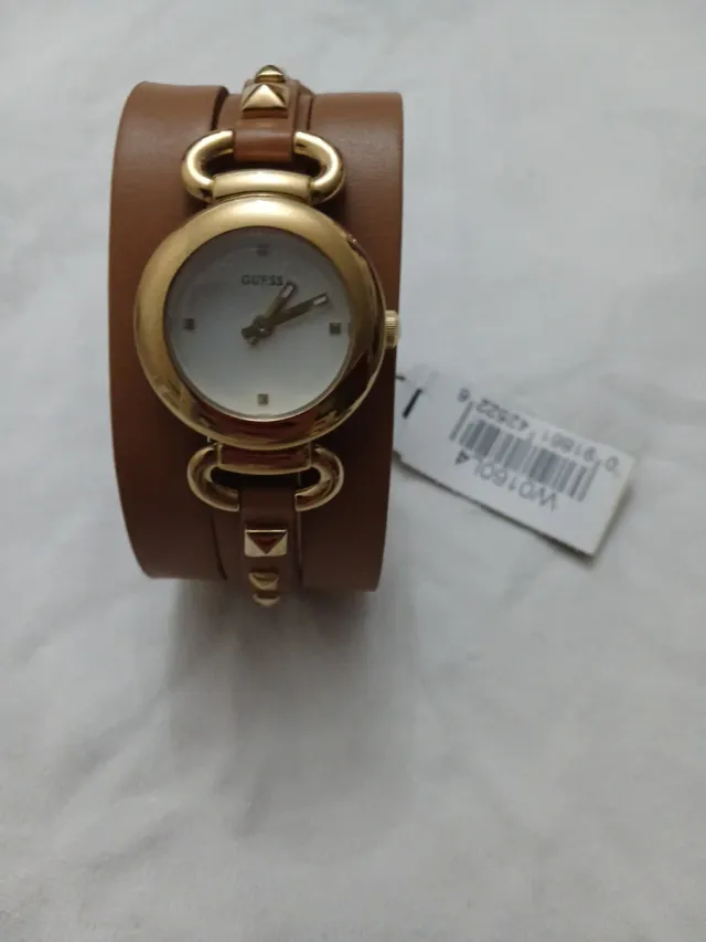 Reloj Guess Marrón y Dorado