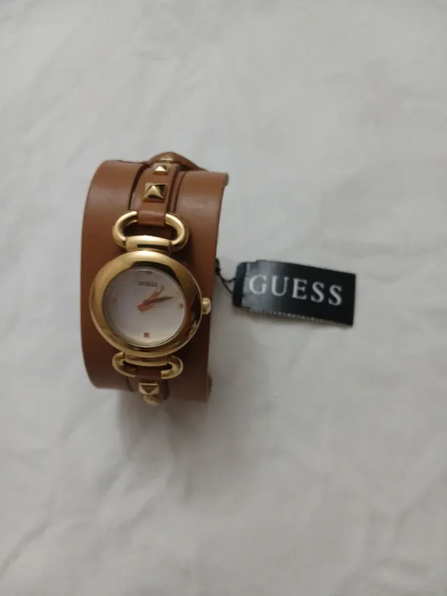 Reloj Guess Marrón y Dorado
