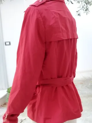 Twister Trench Rosso Donna