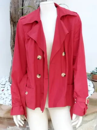 Twister Trench Rosso Donna