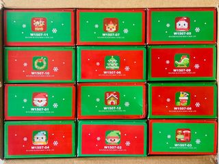 Set 12 Bloques Construcción Navidad