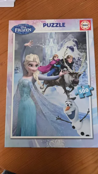2 Puzzles Disney Frozen y Harry Potter 500 piezas