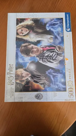 2 Puzzles Disney Frozen y Harry Potter 500 piezas