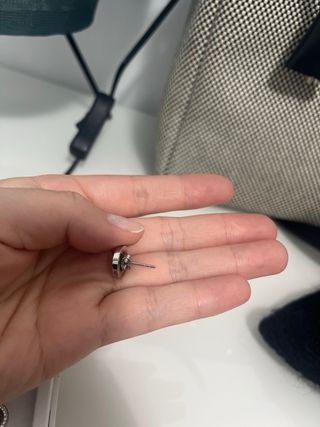 Pendientes Lotus Plata y Circonitas