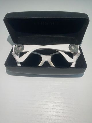 Gafas Versace Blanco y Plateado