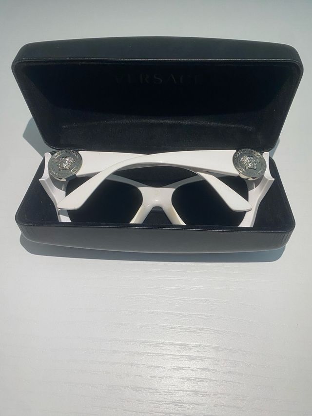 Gafas Versace Blanco y Plateado