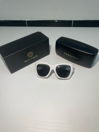 Gafas Versace Blanco y Plateado