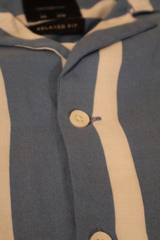 Camisa rayas azul blanco Lefties Talla M cropped