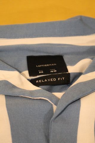 Camisa rayas azul blanco Lefties Talla M cropped